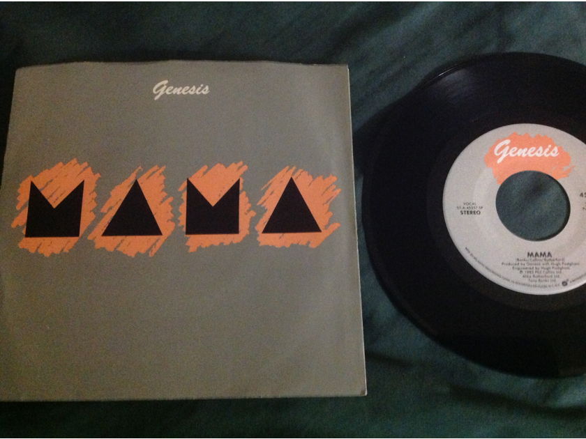 Genesis - Mama/It's Gonna Get Better Atlantic Records 45 Single With Picture Sleeve Vinyl NM
