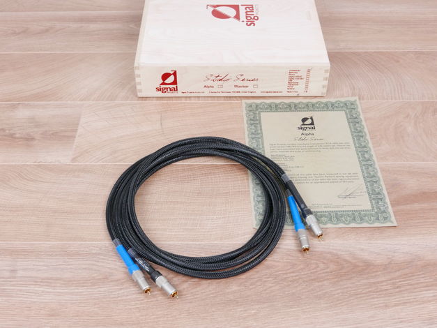 Signal Projects Alpha audio interconnects RCA 2,0 metre
