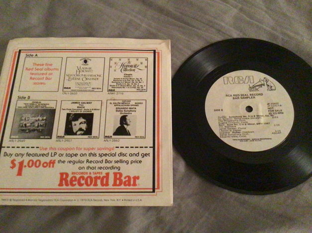 Horowitz  RCA Record Bar Sampler