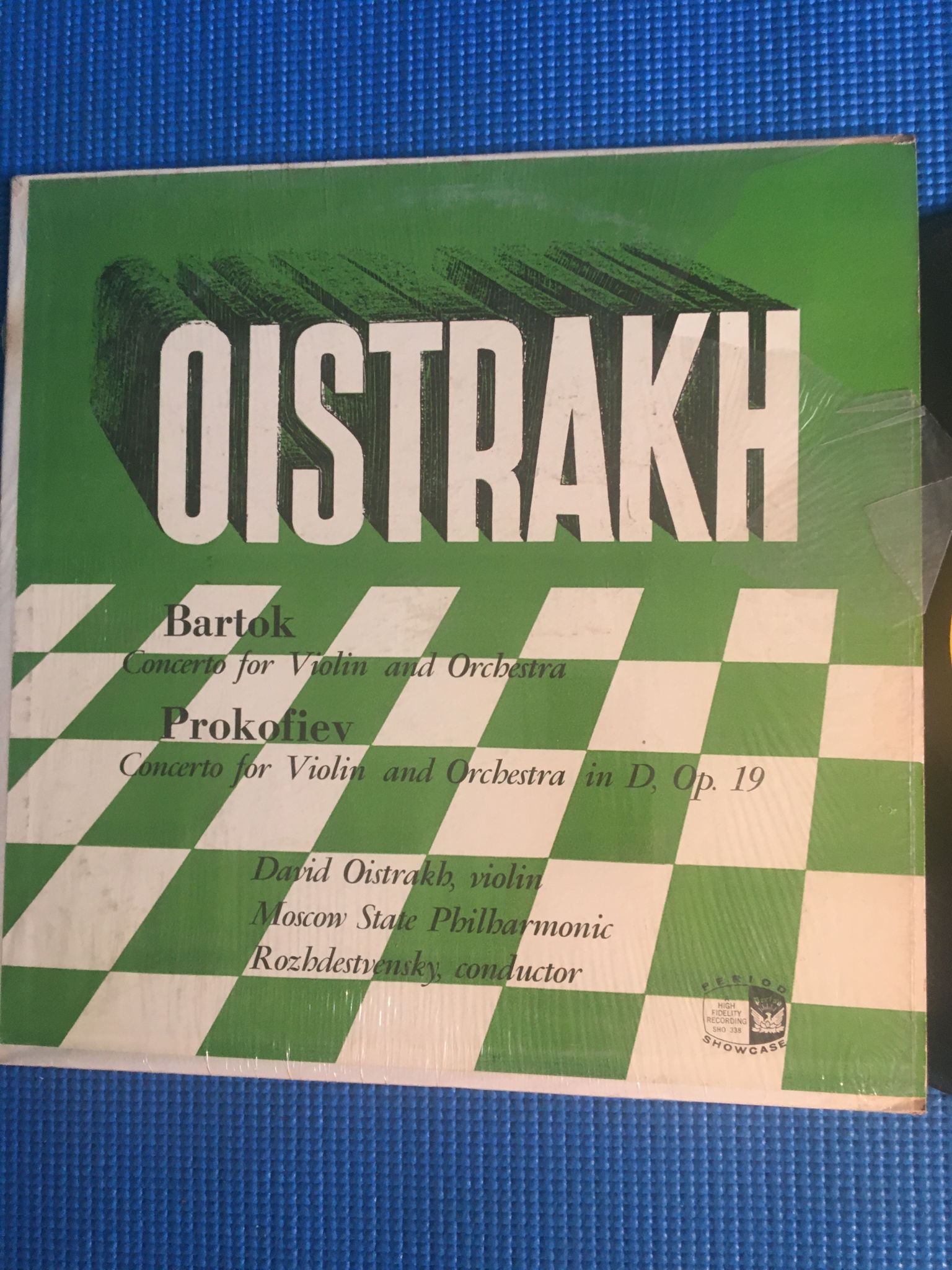 Oistrakh Bartok Prokofiev Moscow state  Concerto for vi...