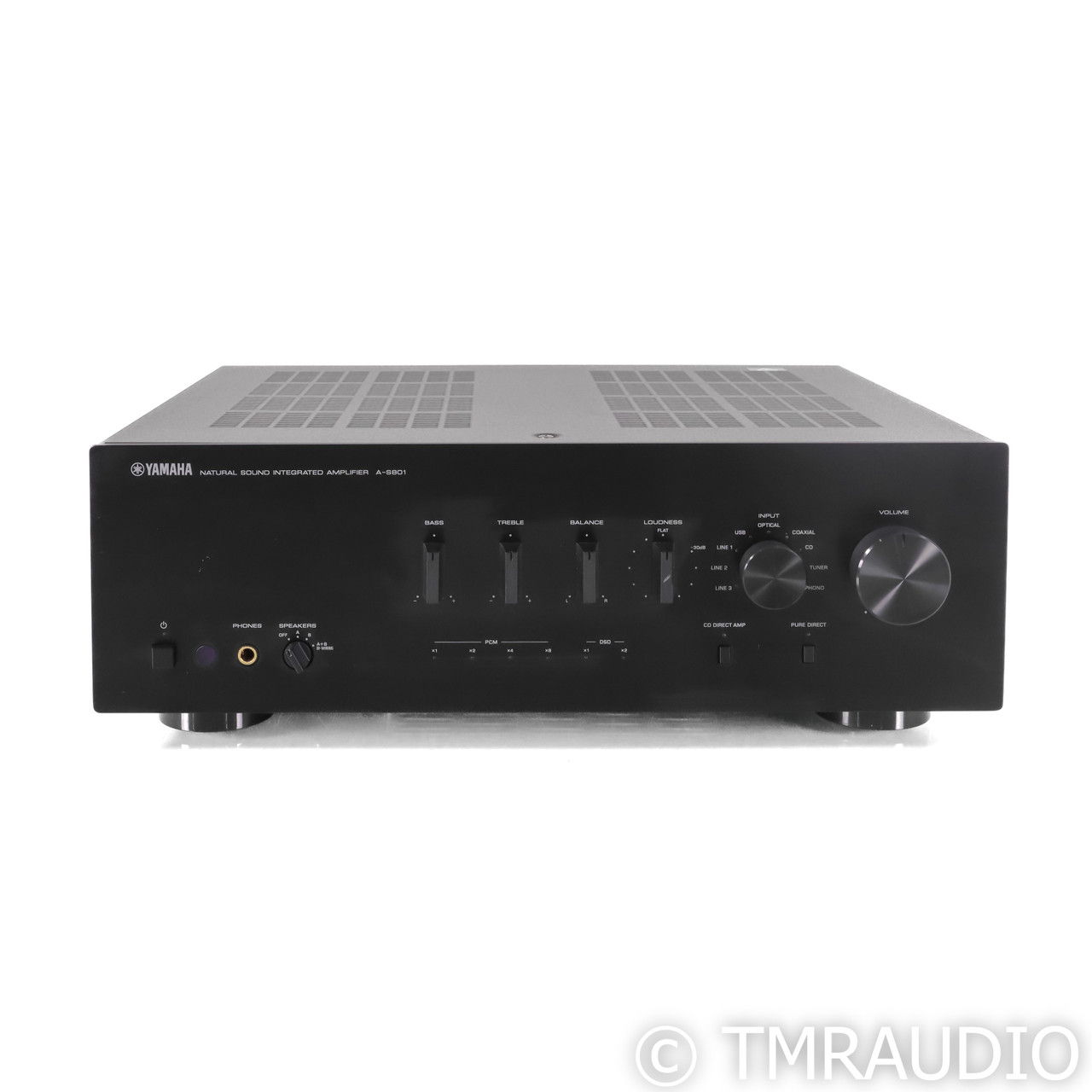 Yamaha A-S801 Stereo Integrated Amplifier; MM Phono (1/...