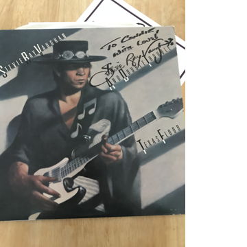 Stevie Ray Vaughan signed autographed Texas Flood lp R...