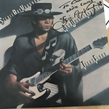 Stevie Ray Vaughan signed autographed Texas Flood lp R...