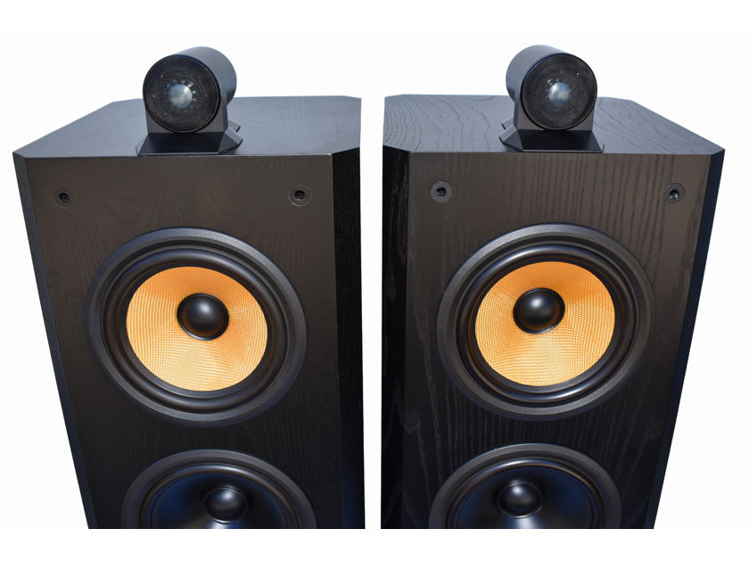 B&W (Bowers & Wilkins) 804 MATRIX 3-Way Floor Standing Stereo Speakers BLACK