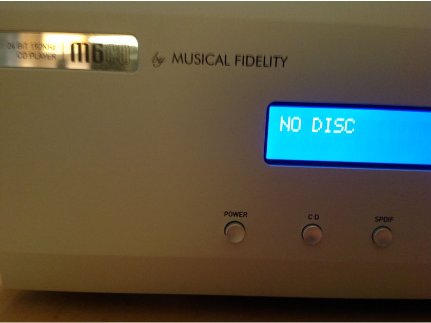 Musical Fidelity M6CD DAC/Transport combination player. Reasonable offers considered.
