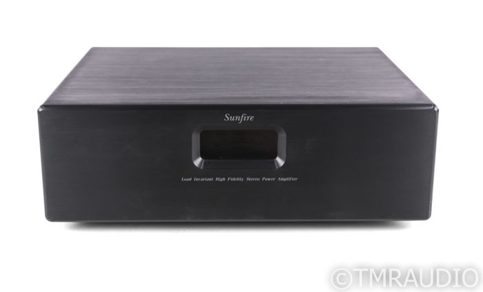 Sunfire Load Invariant Stereo Power Amplifier; Glass St...