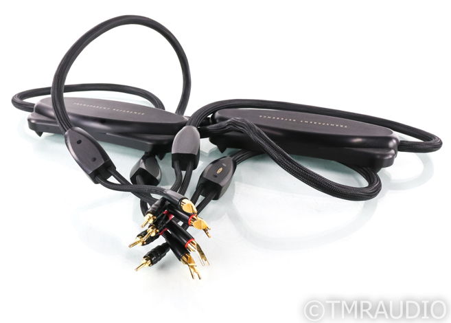 Transparent RSC8 Reference Speaker Cables; 8ft Pair; HI...