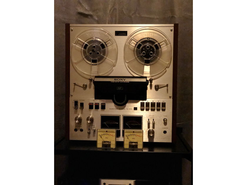 Sony TC-558 Reel to Reel Tape Deck Original Box Excellent