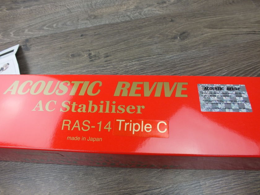 Acoustic Revive RAS-14 Triple-C AC Stabilizer BRAND NEW
