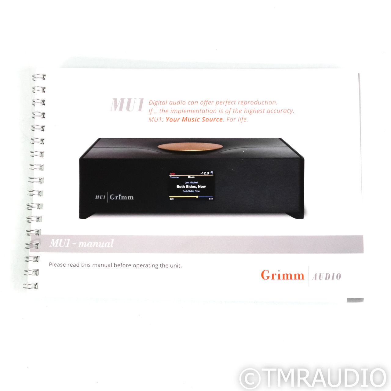 Grimm Audio MU1 Music Server & Streamer; 8TB (69716) 7