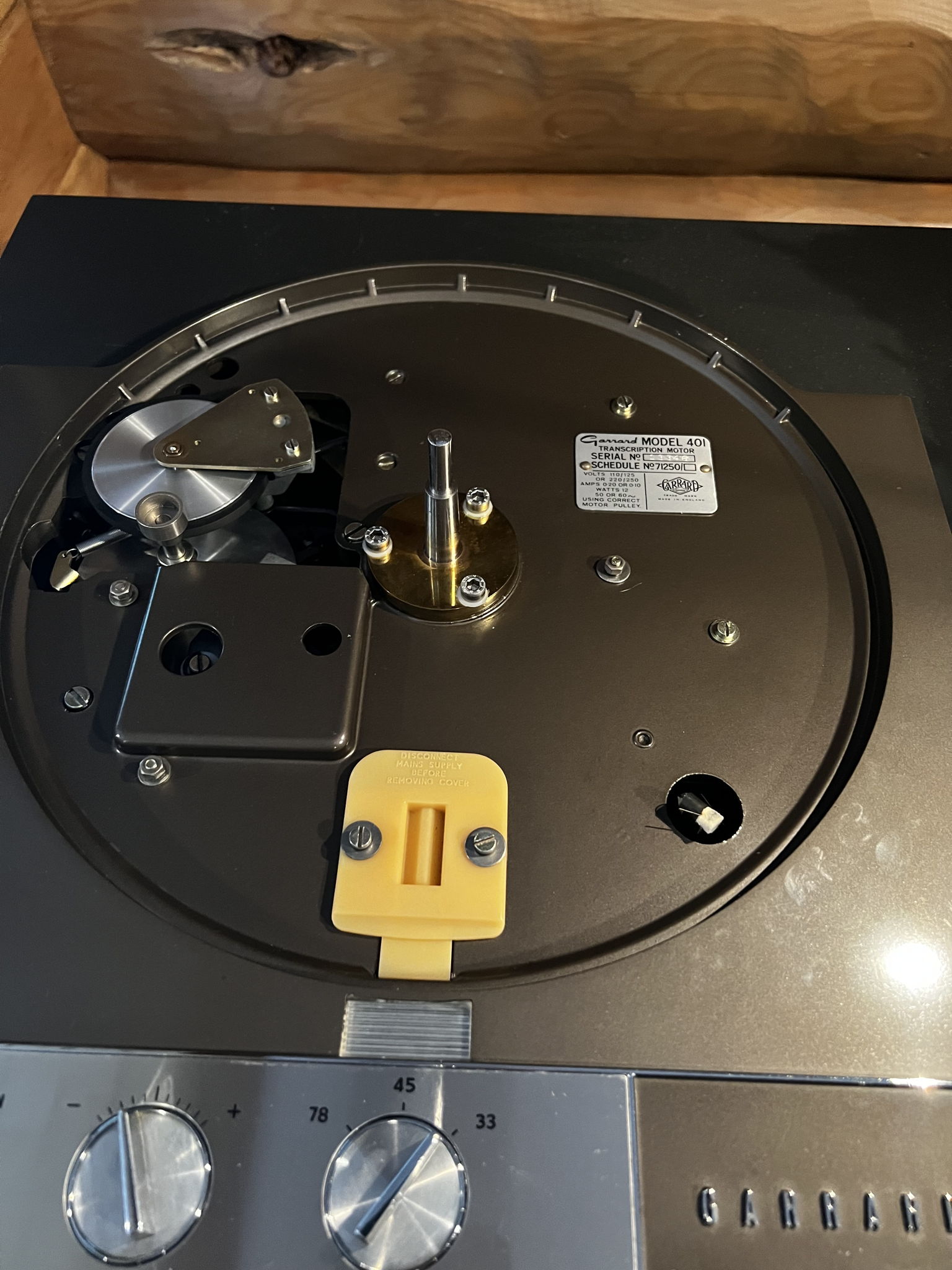 Garrard 401 turntable and Loricraft PSU 401 8