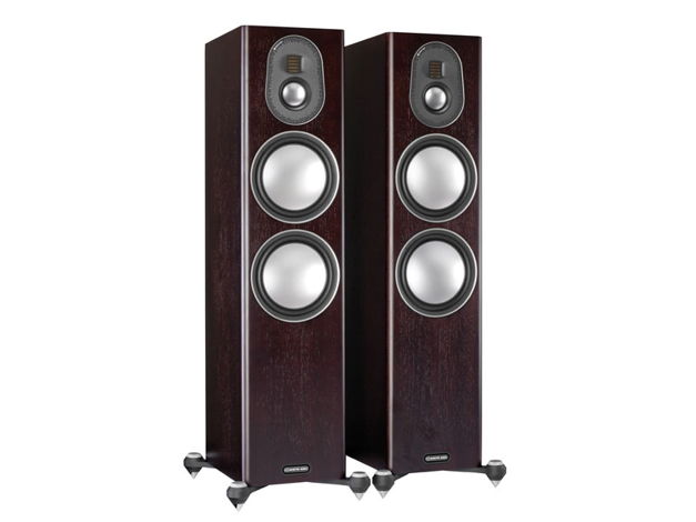 Monitor Audio Gold 300 Speakers (5G - Dark Walnut): Exc...