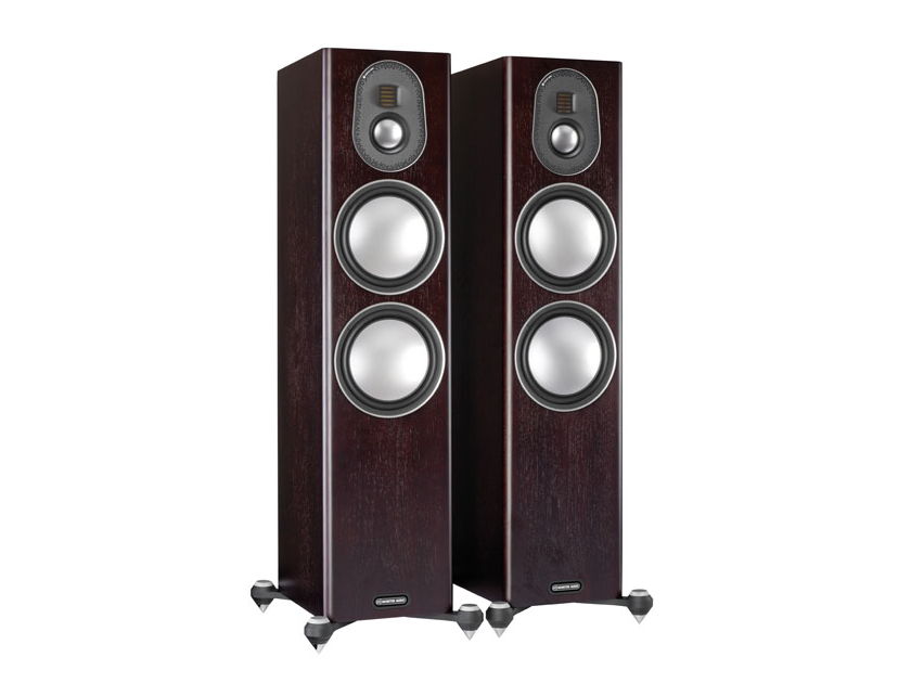 Monitor Audio Gold 300 Speakers (5G - Dark Walnut): Excellent Trade-In; 3 Yr. Warranty; 40% Off; Free Ship