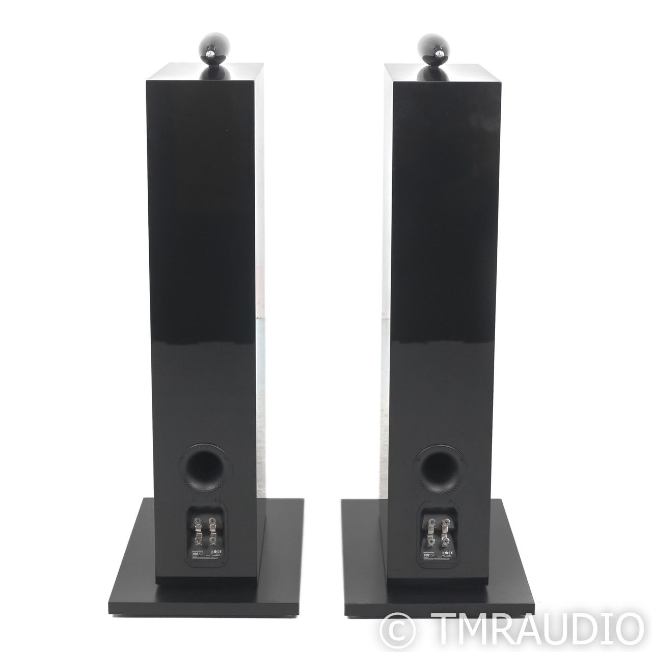 B&W 702 S2 Floorstanding Speakers; Black Pair (63986) 6