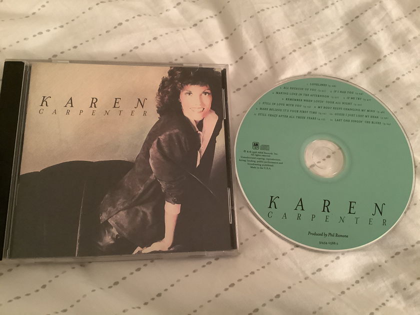 Karen Carpenter Rare Compact Disc 1996 A & M Records  Karen Carpenter