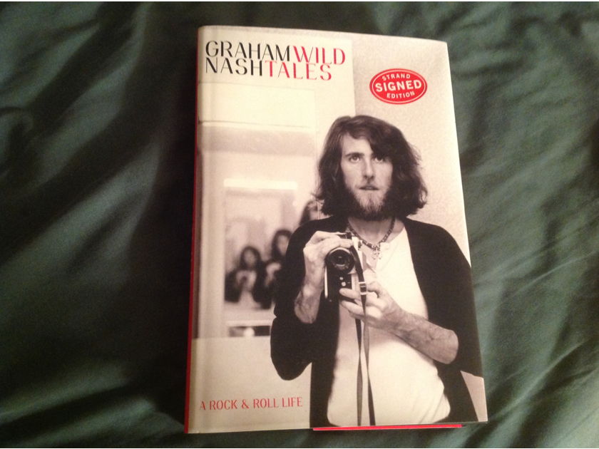 Graham Nash Wild Tales Signed First Edition Hardcover Book