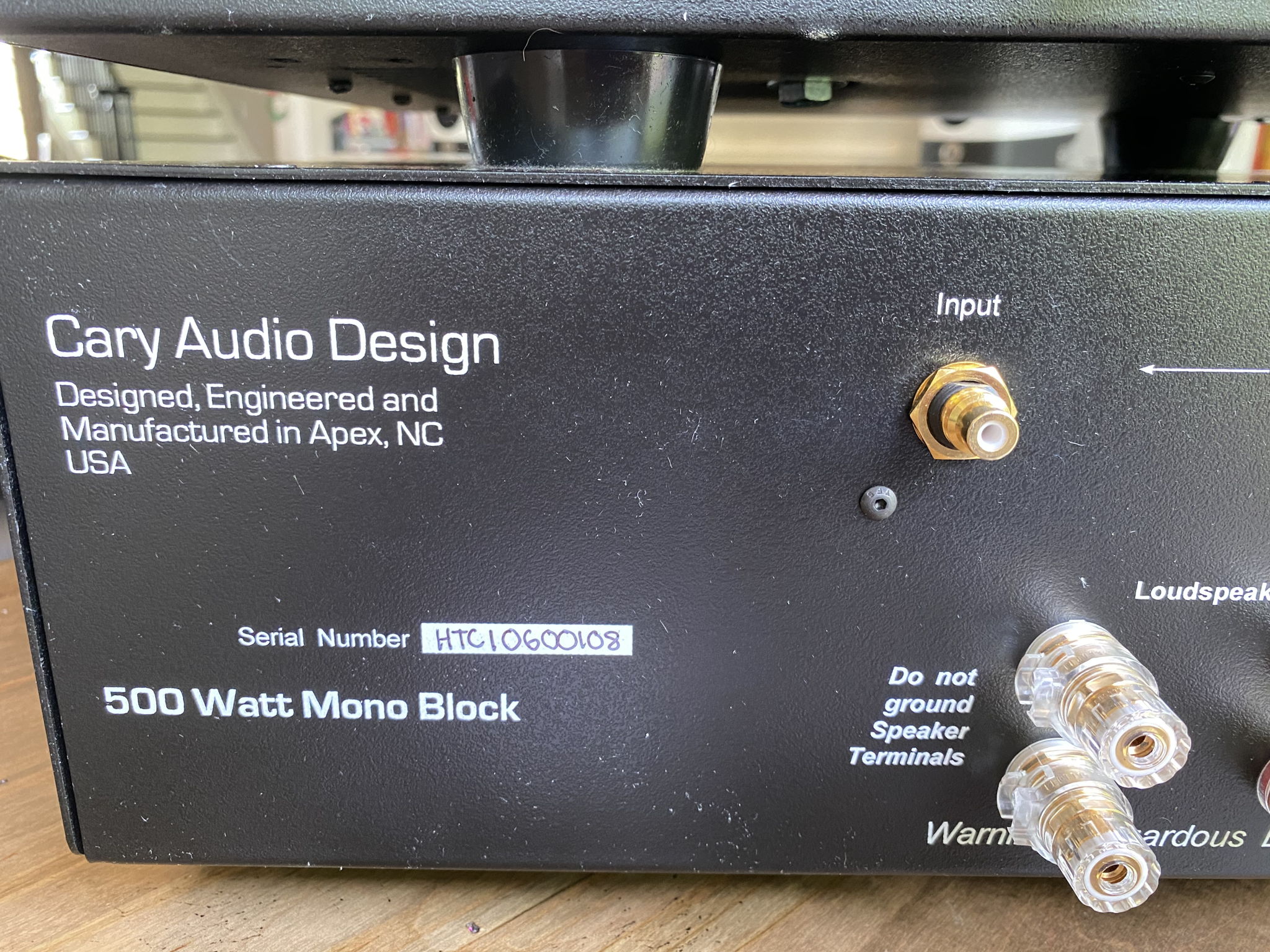 Cary Audio  Cinema 1 Monoblock Power Amplifiers (pair)(... 4
