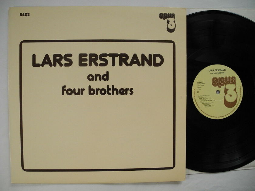 LARS ERSTRAND And Four Brothers  LP 1984 Sweden Opus 3 Recordings LP