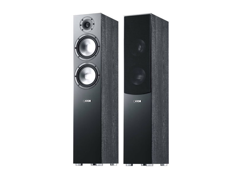 Canton GLE 476.2 Floorstanding Speakers; Black Pair (Closeout) (38100)