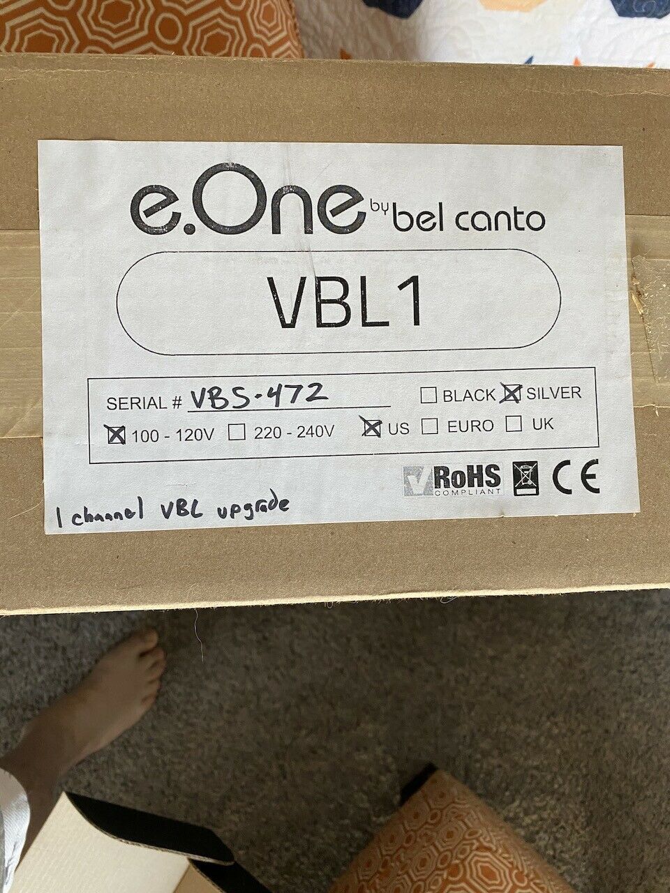 Bel Canto e.One 3.7 Control Preamp + VBL1 Combo, REF Po... 8