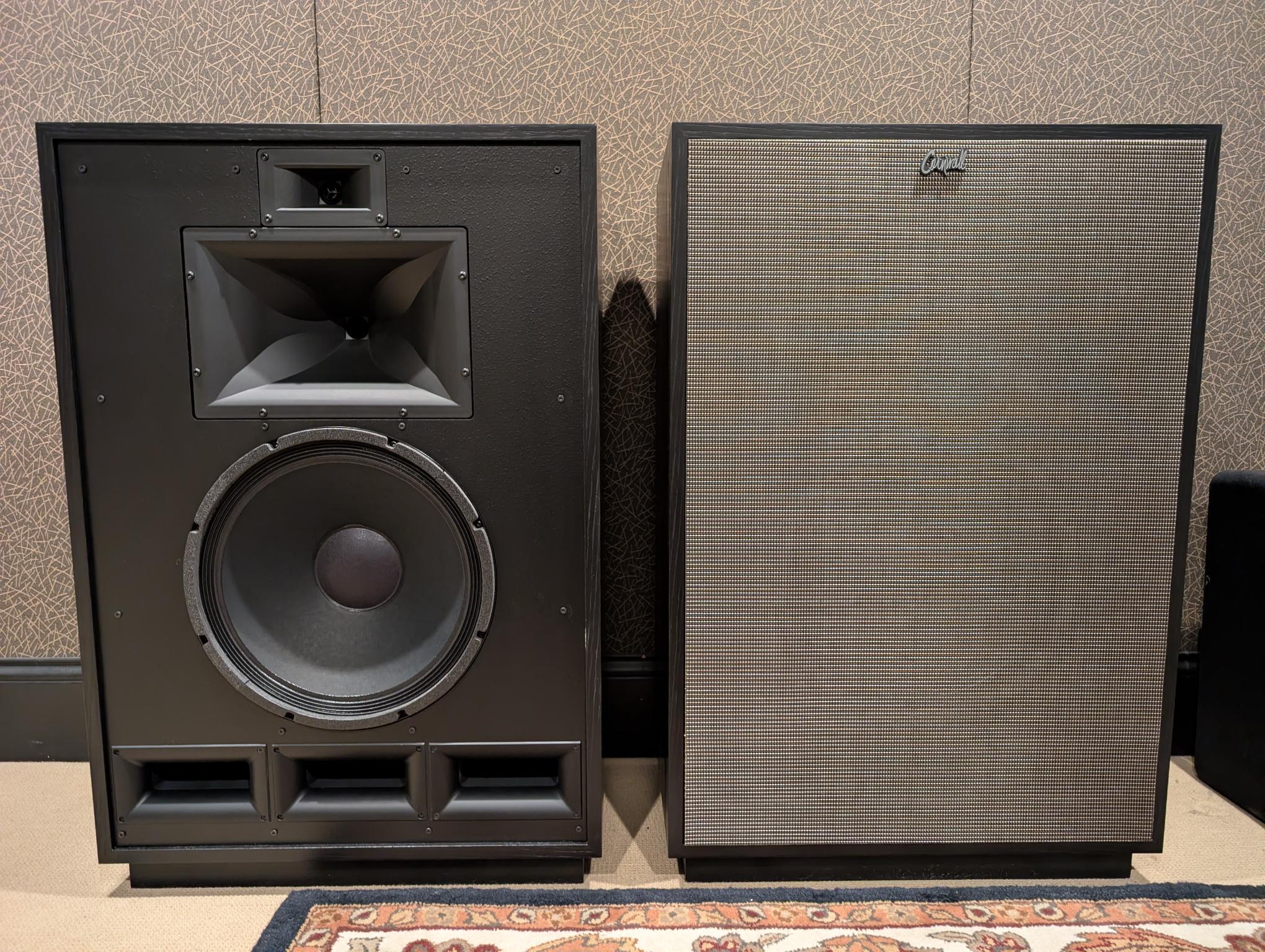 Klipsch Cornwall IV Heritage Speakers (Black Ash) – Ope...