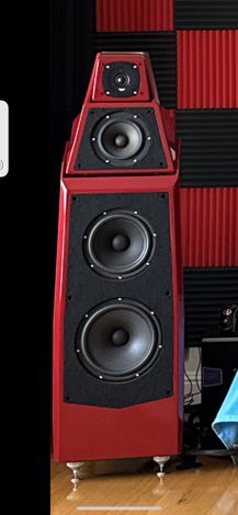 Wilson Audio Alexia Gorgeous Imola Red Speakers - Compl...