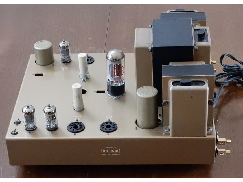 Leak ST-50 fully restored classic vintage stereo tube amp amplifier mid-century mcm hi-fi