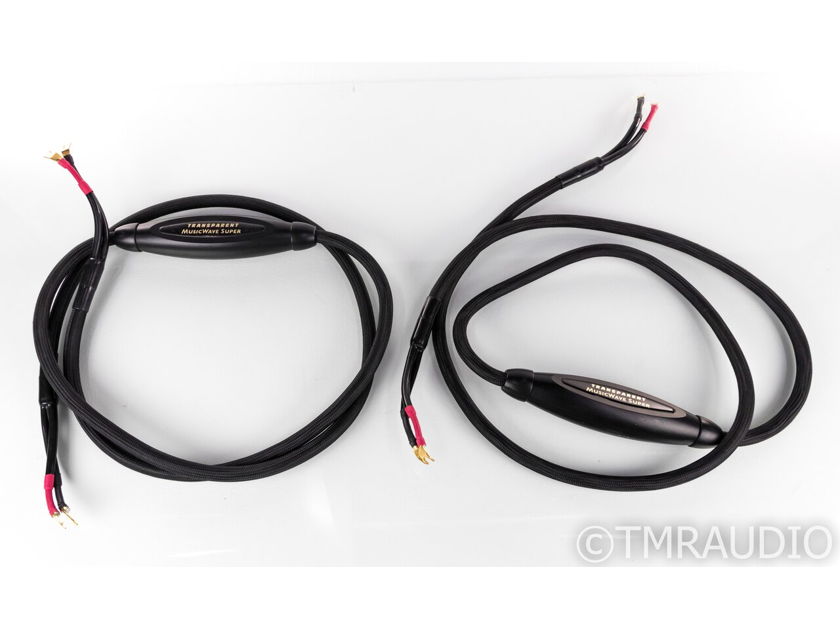 Transparent Audio MusicWave Super Speaker Cables; 10ft Pair (19907)