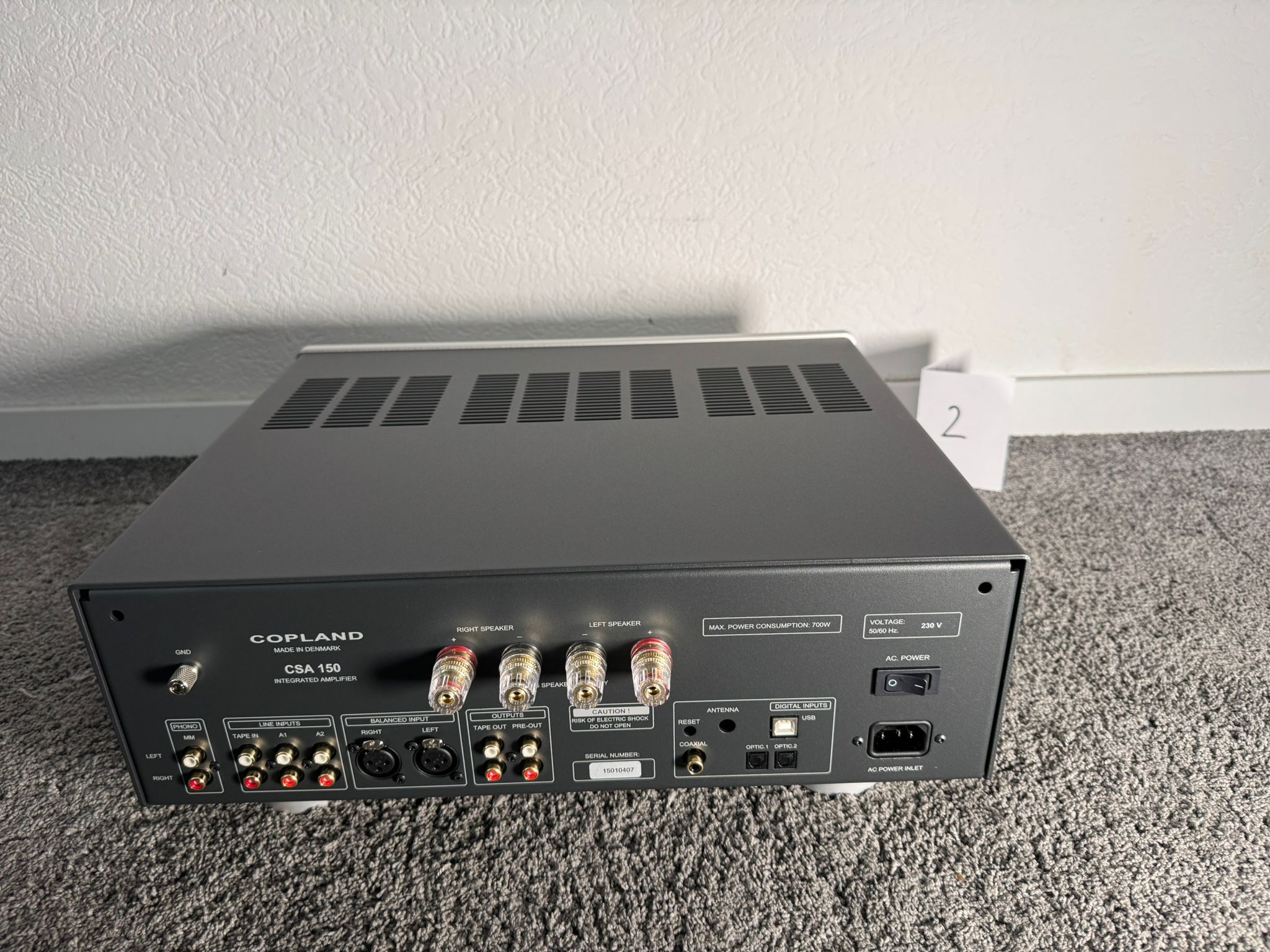 Copland CSA-150 CSA150 hybrid integrated amplifier new ... 7