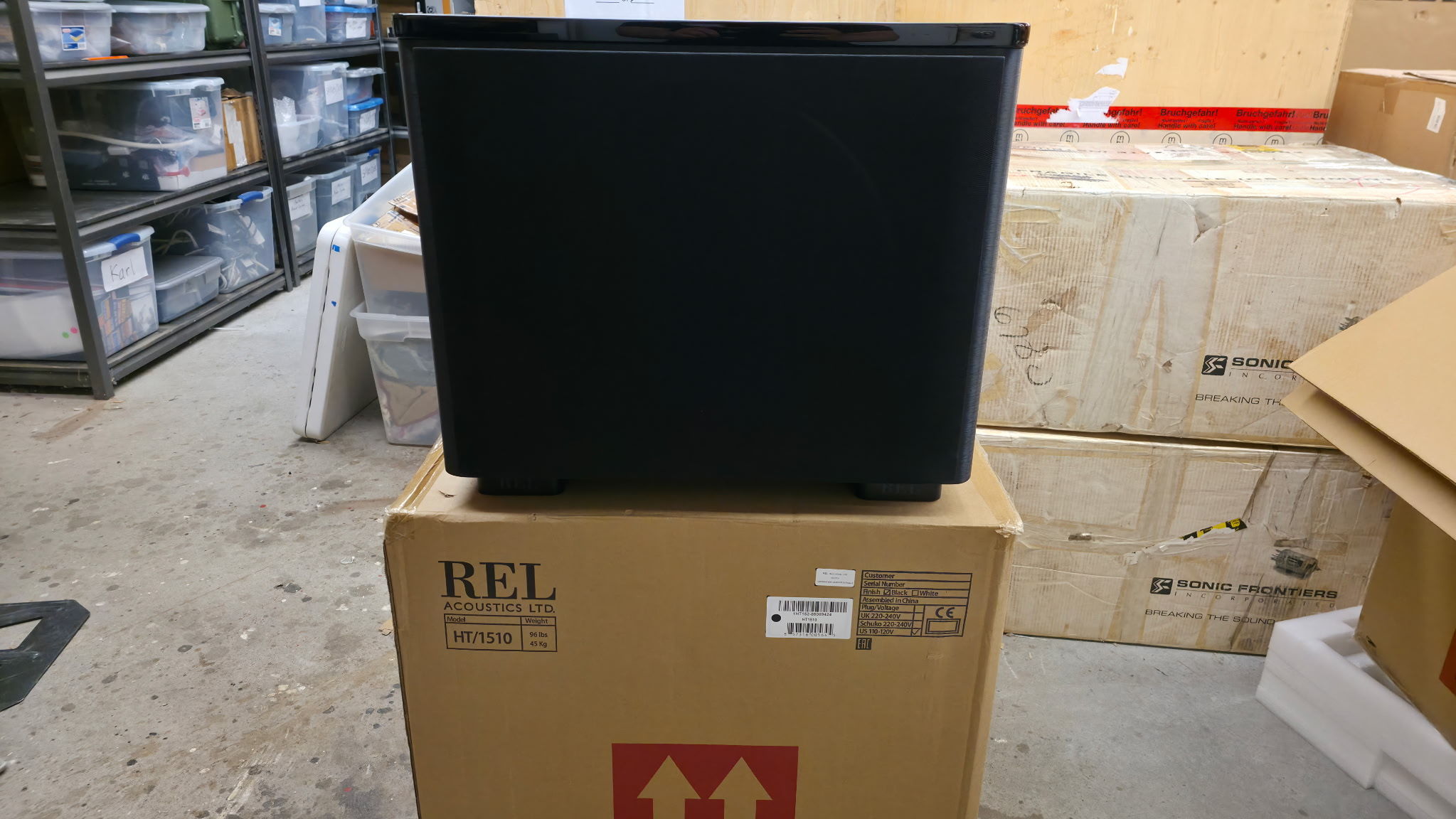 REL Acoustics HT/1510 Subwoofer 15 Inch in Black EXCELLENT 9