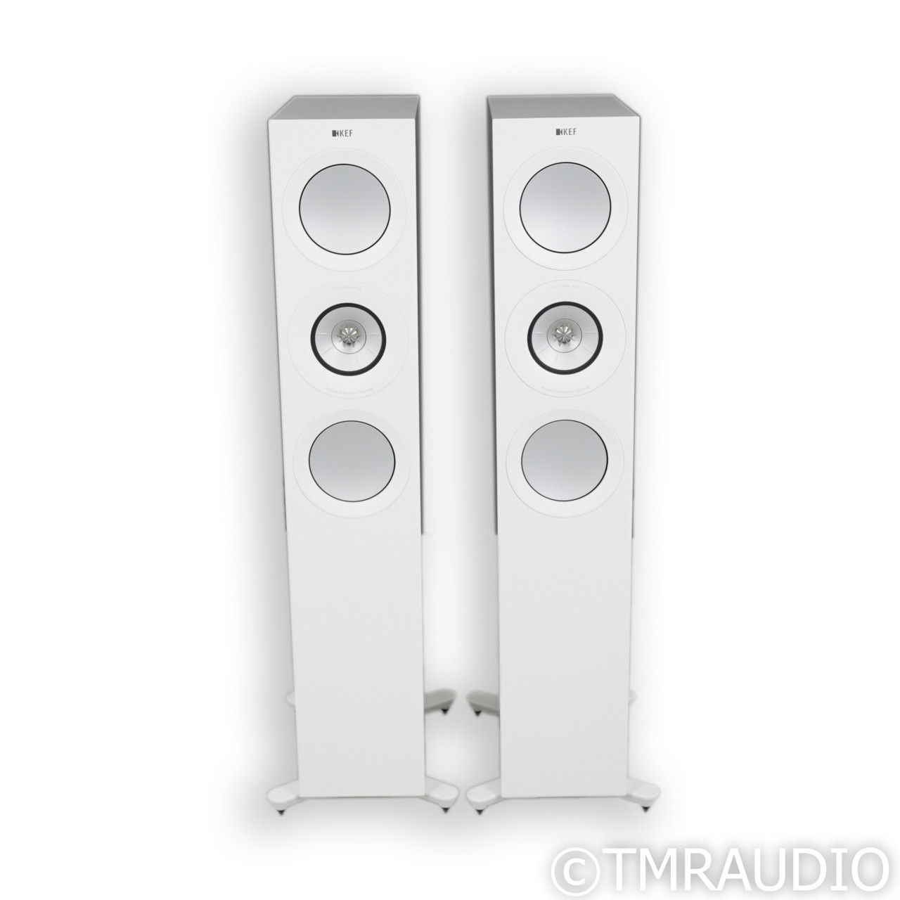 KEF R7 Meta Floorstanding Speakers; White Gloss Pair (6... 3