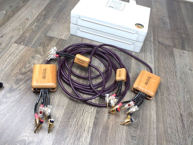 HMS Fortissimo Top Match Line speaker cables biwired 3,...