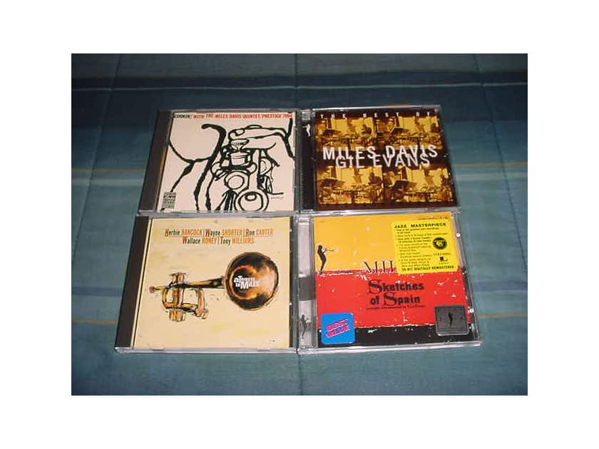 JAZZ CD LOT OF 4 CD'S - Miles Davis and related includes a tribute to miles cd