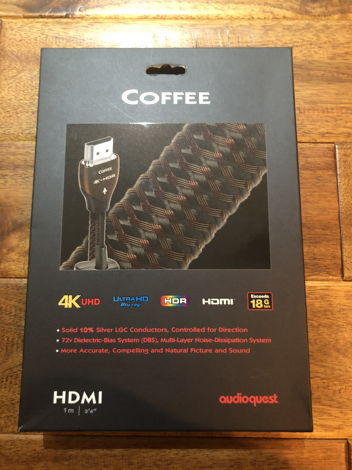 AudioQuest Coffee HDMI  1m Ethenet 4k ultra