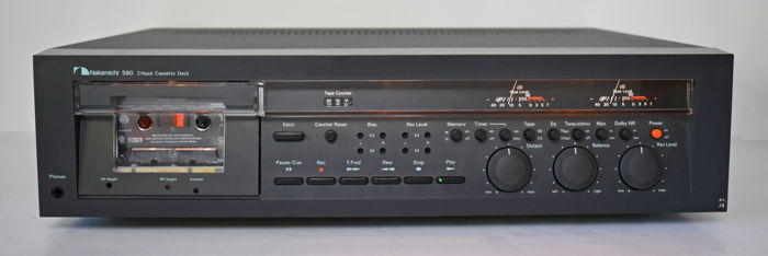 Nakamichi 580 2-Head Stereo Cassette Tape Deck Player R...