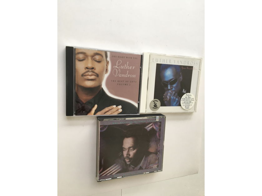 Luther Vandross Cd lot of 3 cds