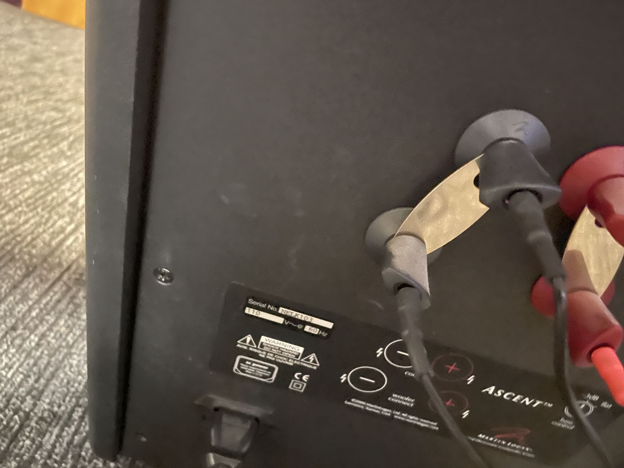 1/pr Martin Logan Ascent floor speakers in blk, play co... 8