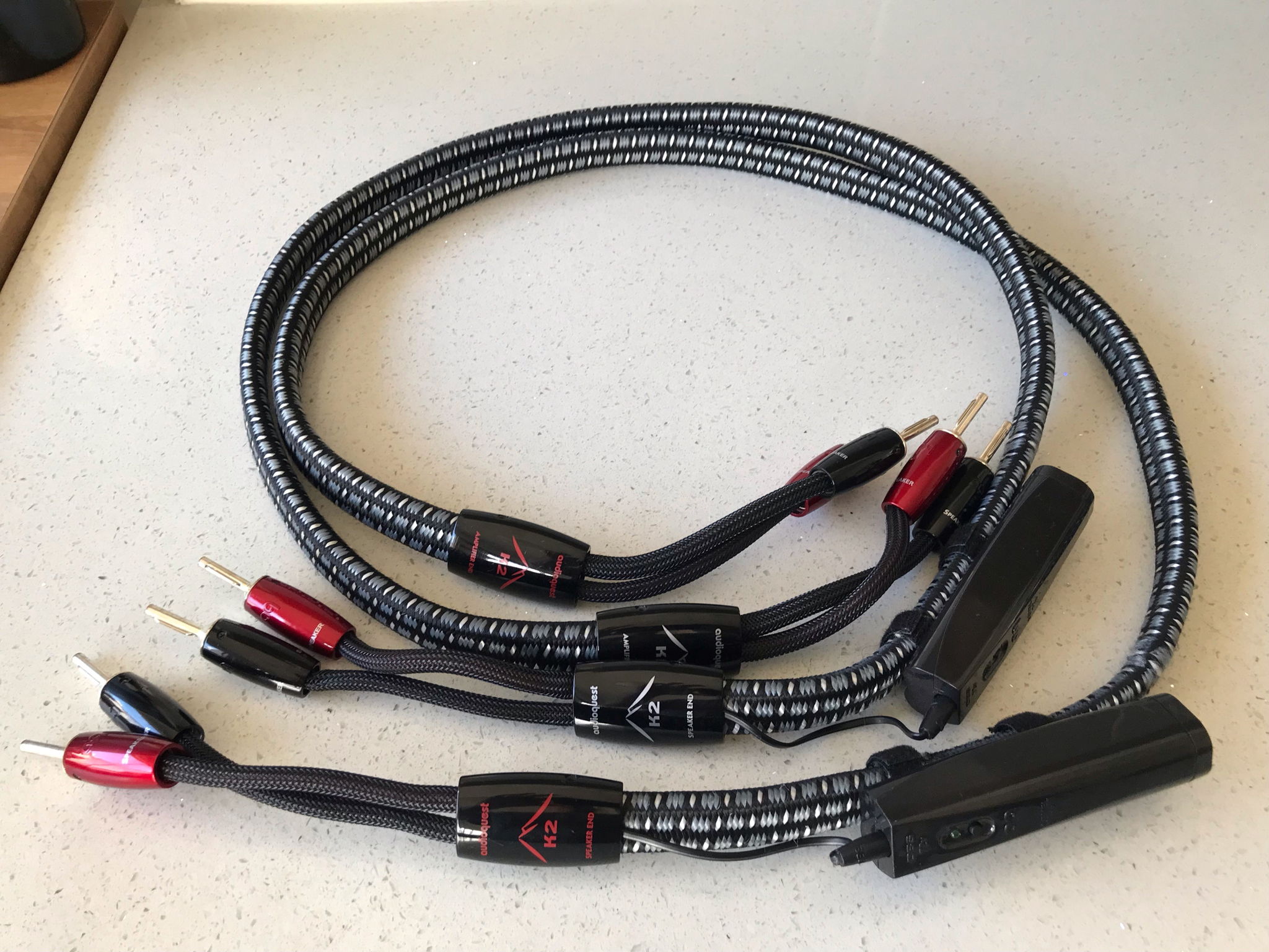 AudioQuest  K2 Silver Speaker Cables 1 Meter (2 available)