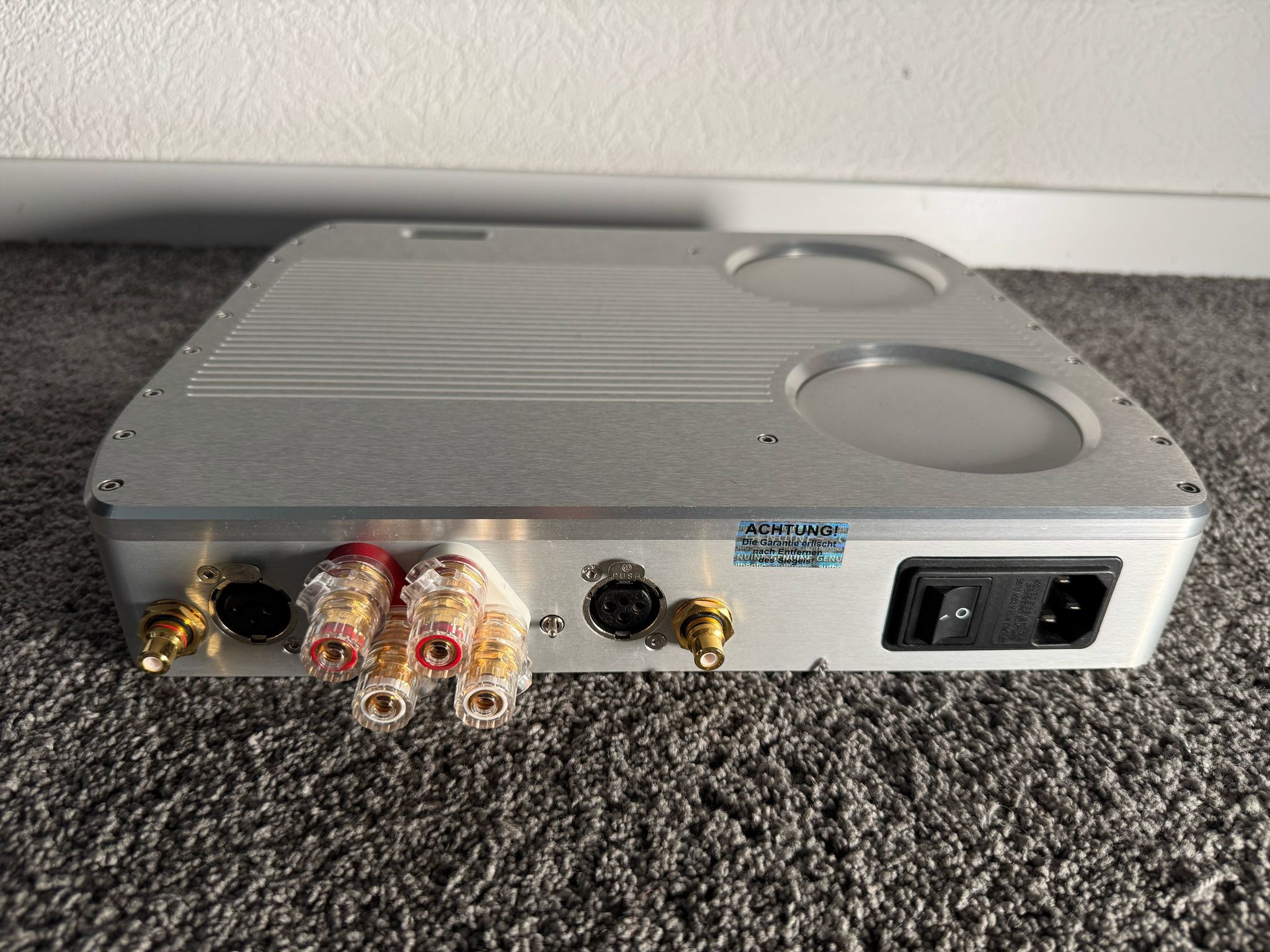 Chord Company Mezzo 140 power amplifier in silver 7