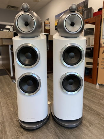 B&W (Bowers & Wilkins) 802D3 - White Gloss Finish - Used