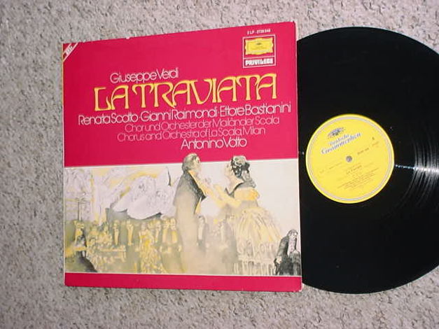 Giuseppe Verdi La Traviata Double lp record - Deutsche ...