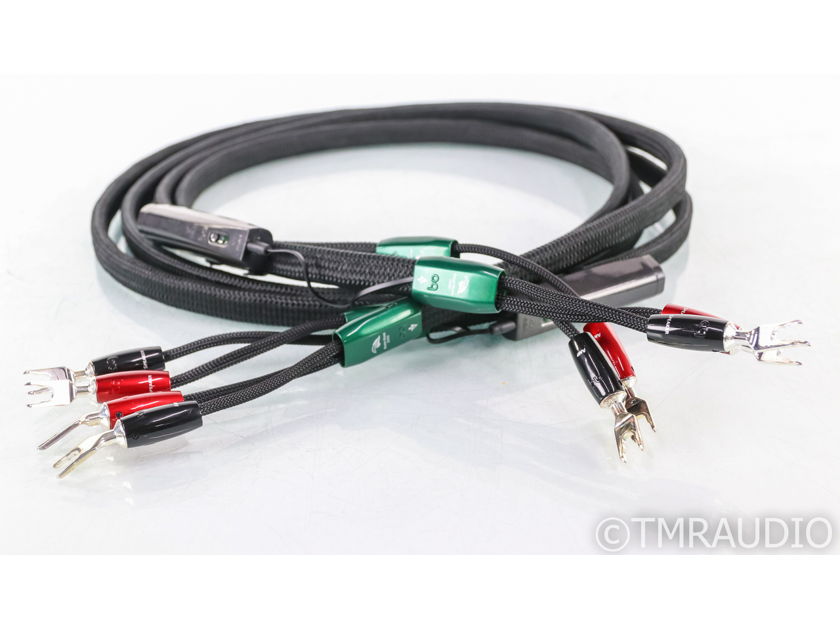 AudioQuest Robin Hood Zero Speaker Cables; 8ft Pair; 72v DBS (35624)