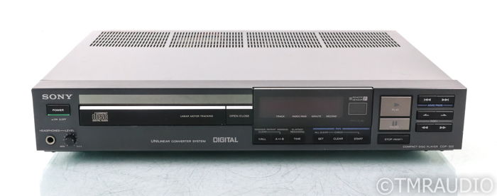Sony CDP-302 Vintage CD Player; CDP302; Black; Remote (...