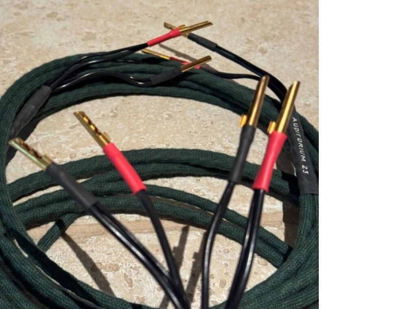 Auditorium 23 A23 Speaker Cables 2.5m Banana Pair