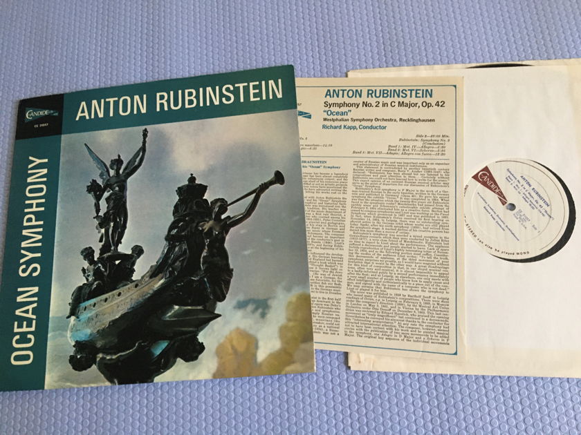 Candide CE 31057 Anton Rubinstein  Ocean symphony lp record