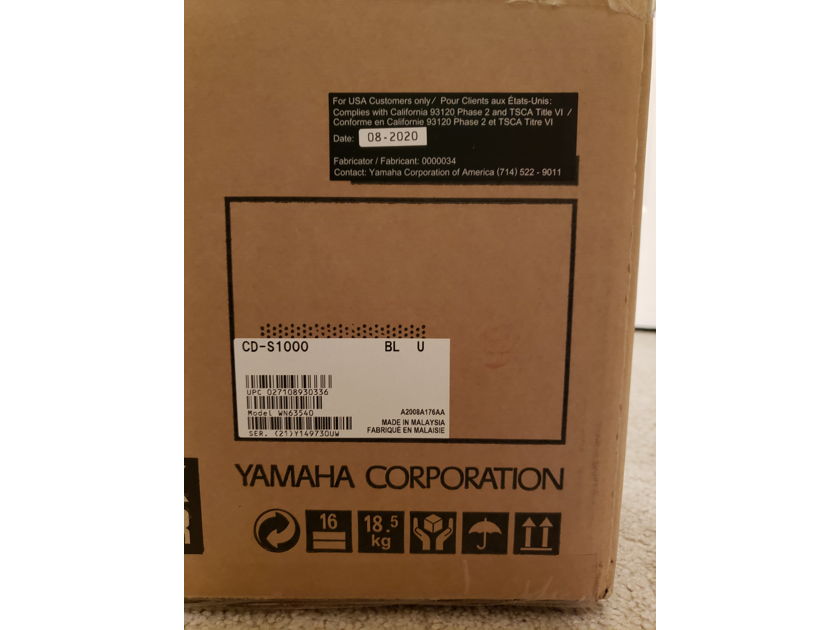 Yamaha CD-S1000 (Black) - CD & SACD Player