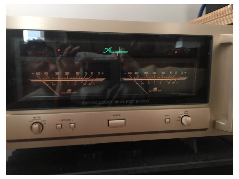 Accuphase P-6100 Solid State Stereo Amp - USA Authorized - Boxes / Mint