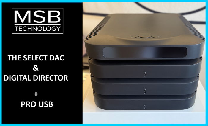 MSB 4 pc DREAM unit: The Select DAC, 2 Pow... For Sale | Audiogon