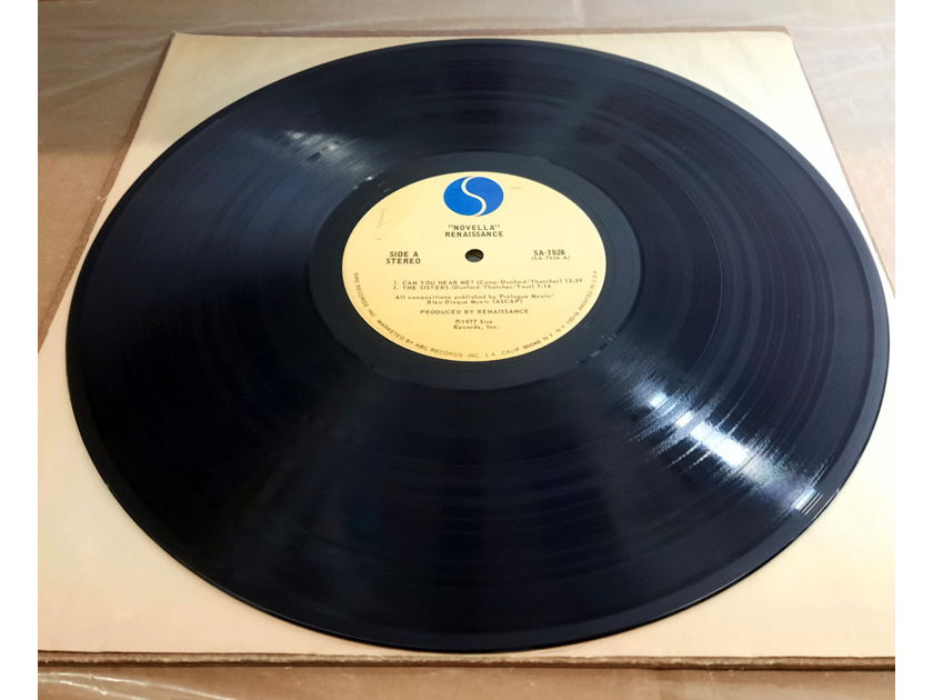 Renaissance - Novella 1977 EX+ ORIGINAL VINYL LP Sire Records  SA-7526