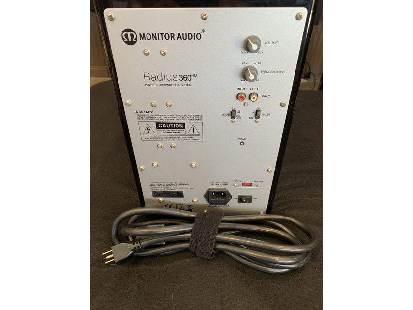 Monitor Audio Radius 360HD Display  Never Used